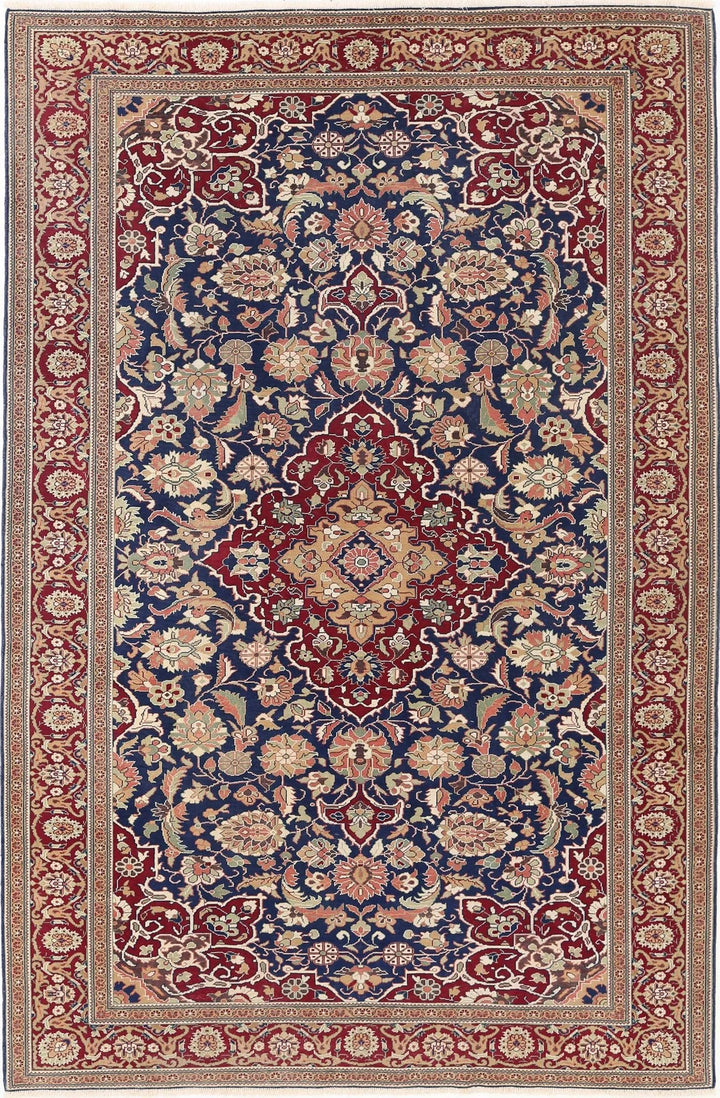 Turkish Vintage Rug 6' 7" x 9' 11" Hand-Knotted | No. AT74344