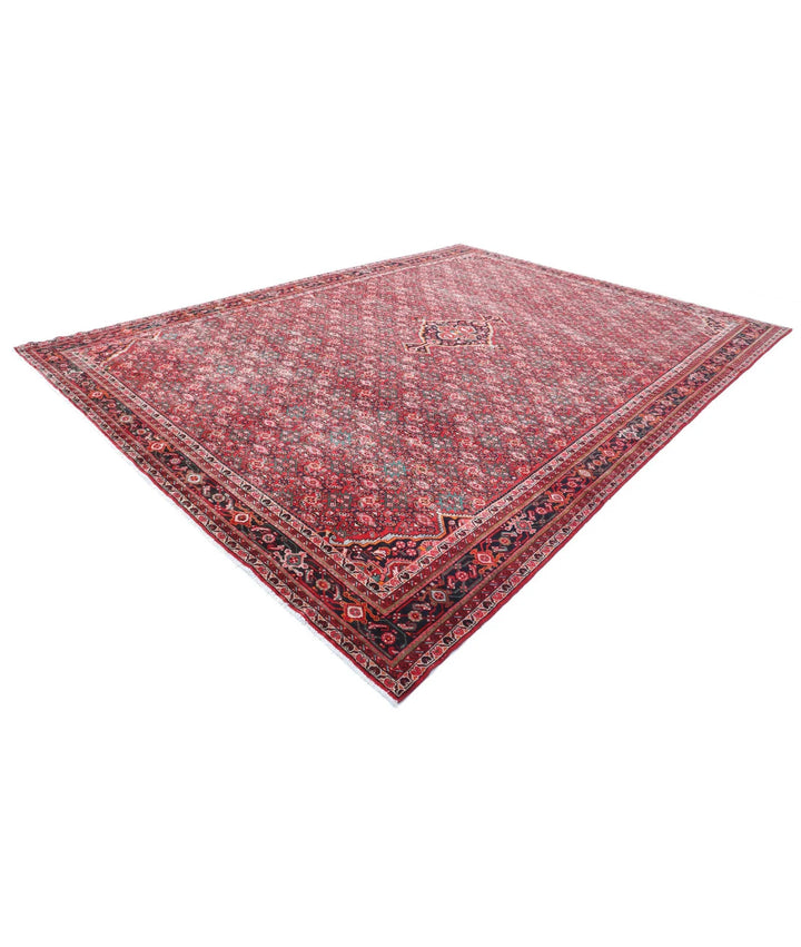 Persian Hamadan Rug 11' 1" x 14' 10" Hand-Knotted | No. AT74357