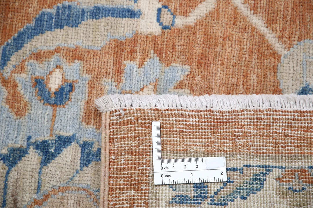 Afghan Sultanabad Rug 8' 11" x 11' 8" Hand-Knotted | No. AT74358
