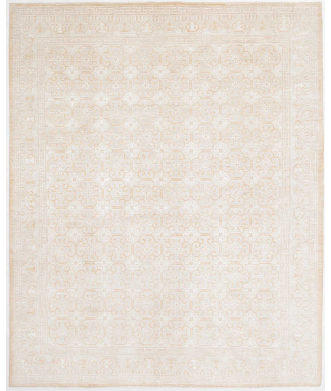 Afghan Khotan Rug 8' 11" x 11' 4" Hand-Knotted | No. AT74544
