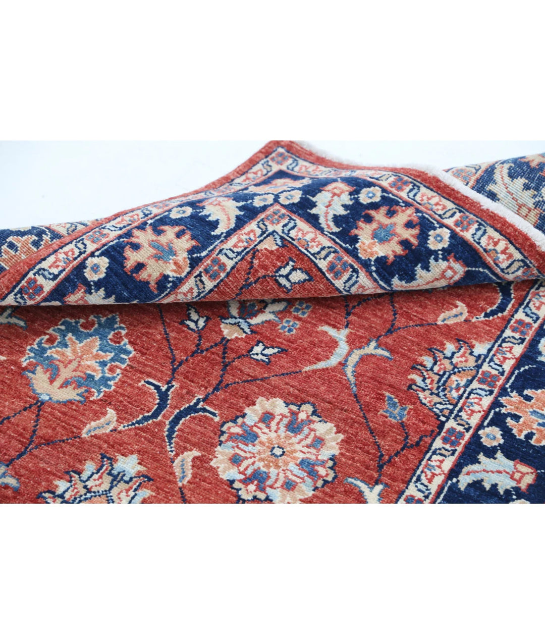 Afghan Ziegler Rug 2' 9" x 4' 2" Hand-Knotted | No. AT74616