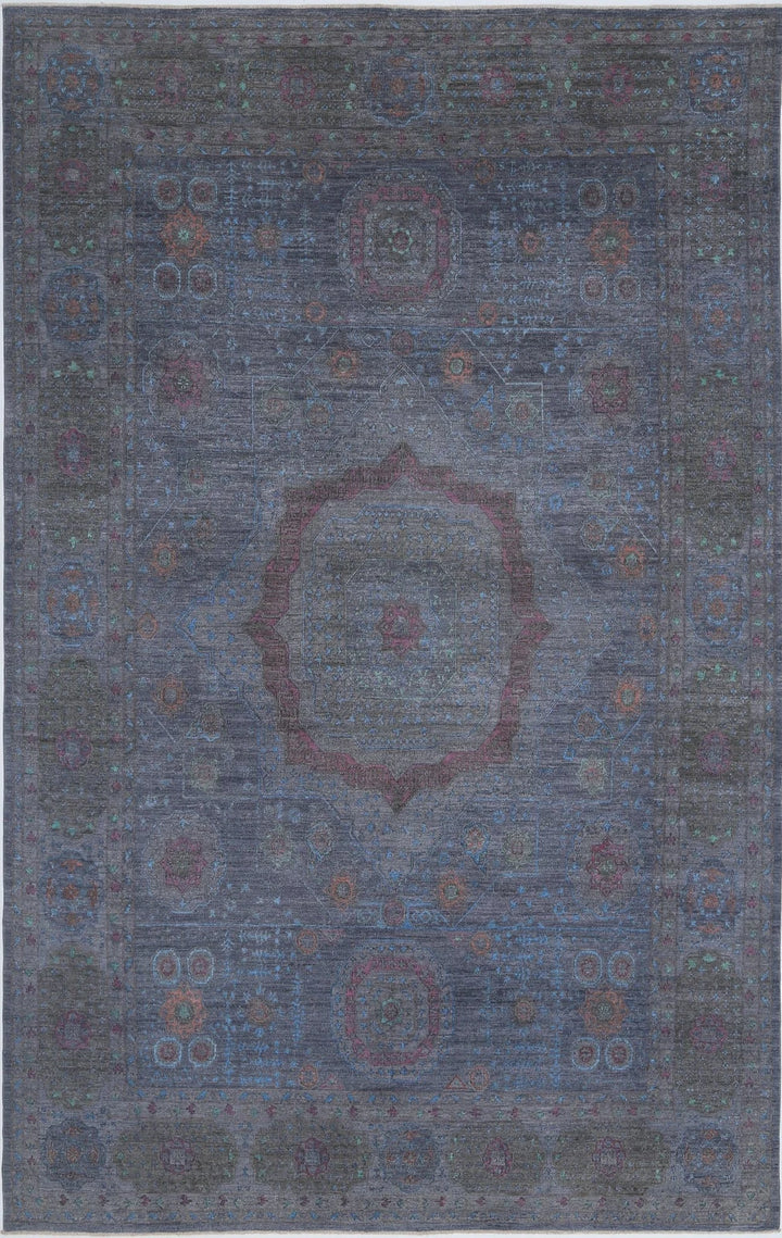Afghan Mamluk Rug 9' 8" x 15' 7" Hand-Knotted | No. AT74641