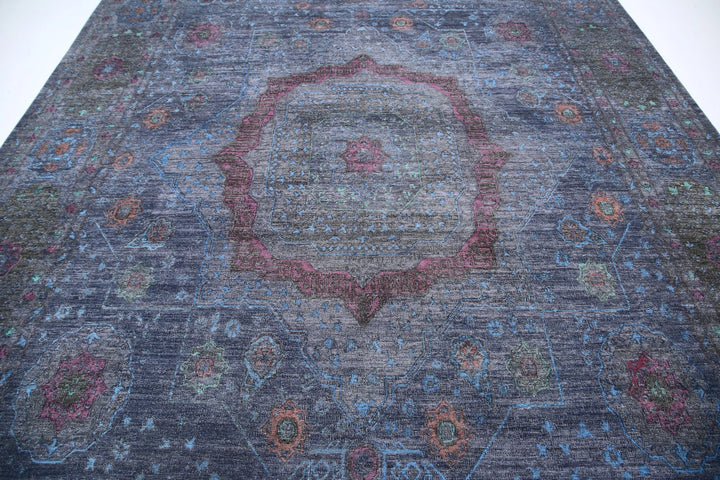 Afghan Mamluk Rug 9' 8" x 15' 7" Hand-Knotted | No. AT74641