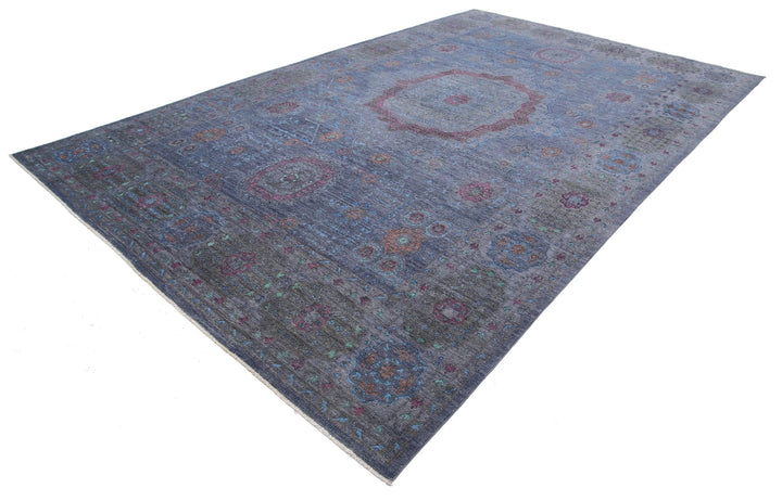 Afghan Mamluk Rug 9' 8" x 15' 7" Hand-Knotted | No. AT74641