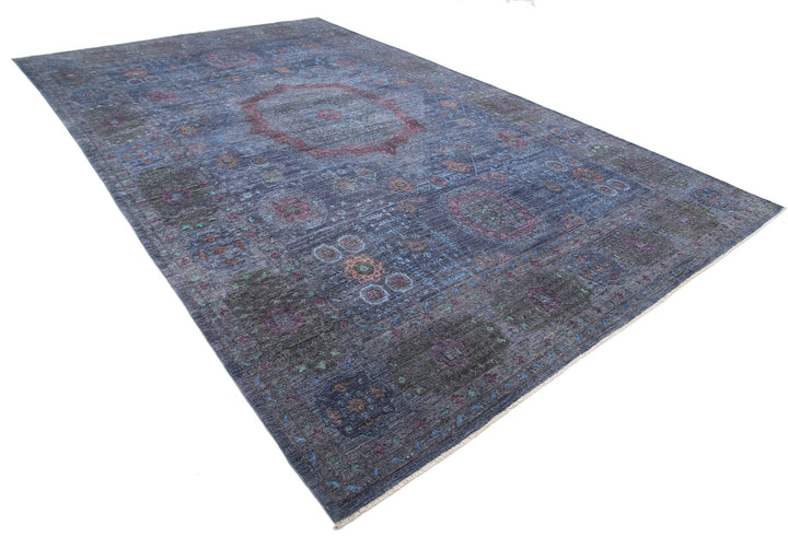 Afghan Mamluk Rug 9' 8" x 15' 7" Hand-Knotted | No. AT74641