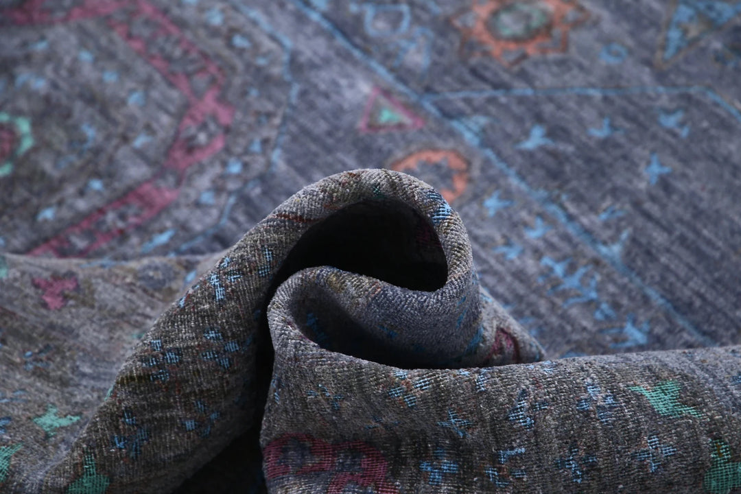 Afghan Mamluk Rug 9' 8" x 15' 7" Hand-Knotted | No. AT74641