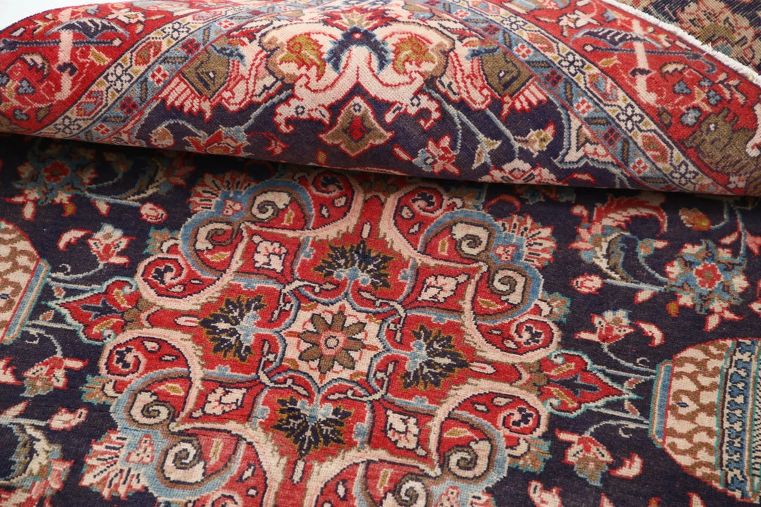 Persian Tabriz Rug 3' 3" x 6' 10" Hand-Knotted | No. AT74656