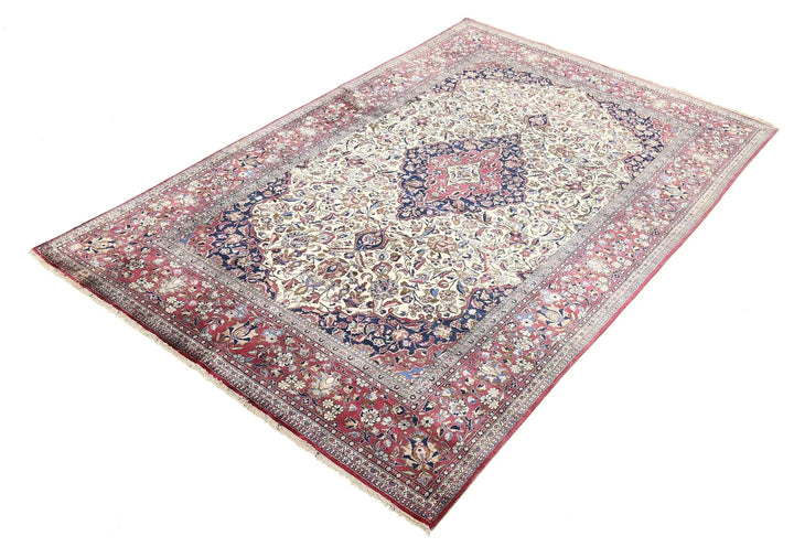 Persian Kashan Rug 4' 3" x 6' 8" Hand-Knotted | No. AT74795