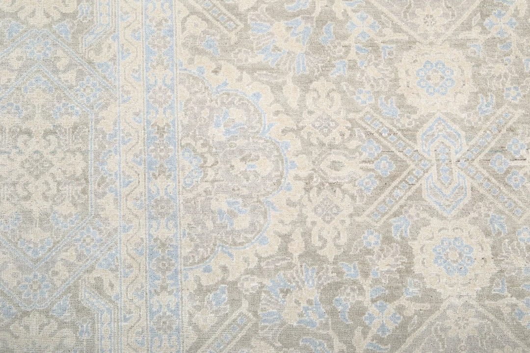 Afghan Tabriz Rug 8' 9" x 11' 10" Hand-Knotted | No. AT74972