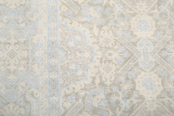 Afghan Tabriz Rug 8' 9" x 11' 10" Hand-Knotted | No. AT74972