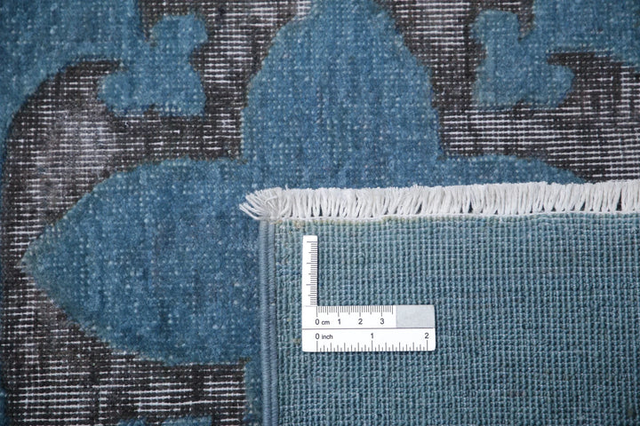 Blue Afghan Onyx Rug 2' 6" x 9' 9" Hand-Knotted | No. AT75048