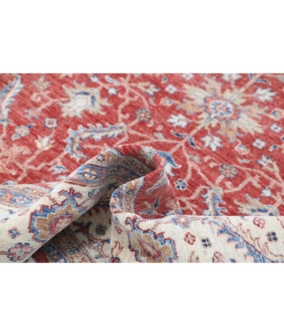 Afghan Ziegler Farhan Rug 5'8" x 7'9" Hand-Knotted | No. AT75089