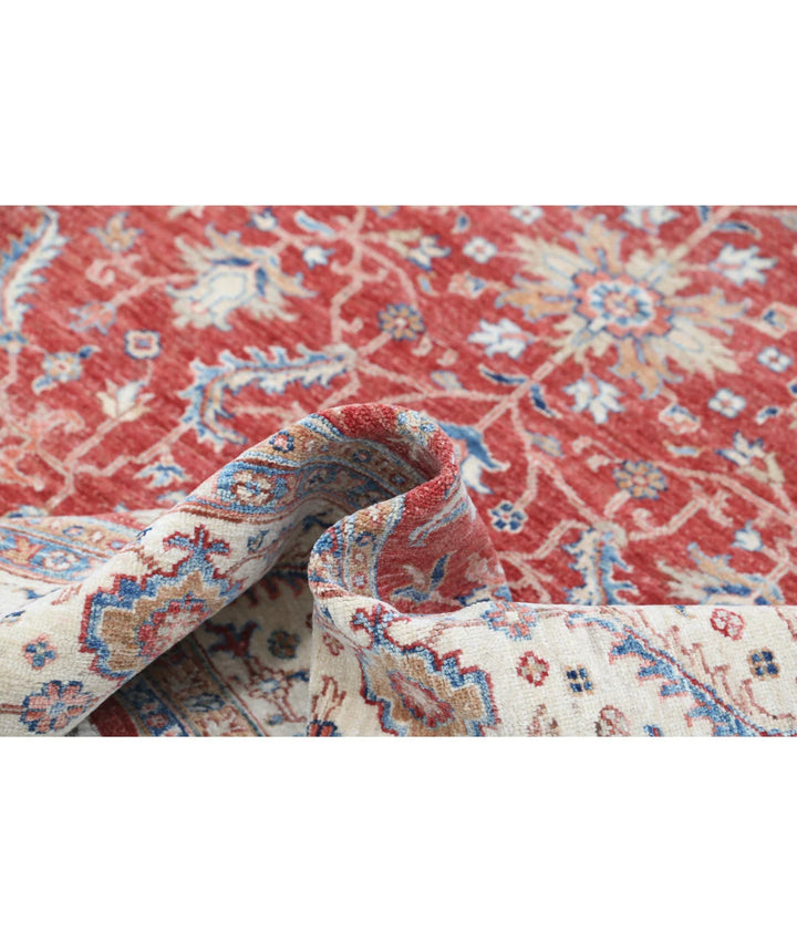 Afghan Ziegler Farhan Rug 5'8" x 7'9" Hand-Knotted | No. AT75089