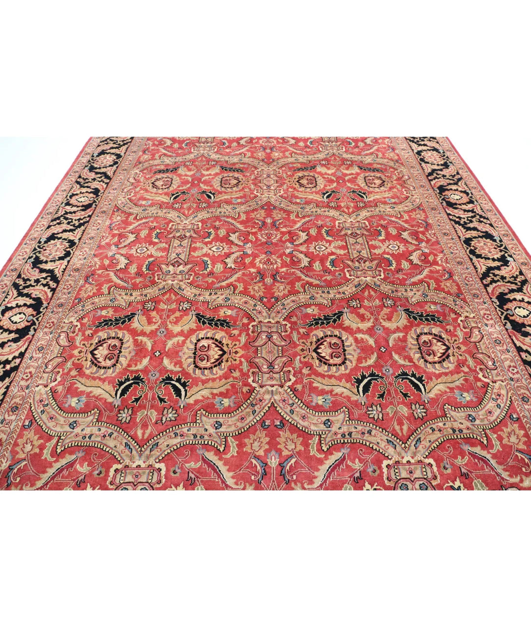 Indian Agra Rug 9' 5" x 12' 5" Hand-Knotted | No. AT75169