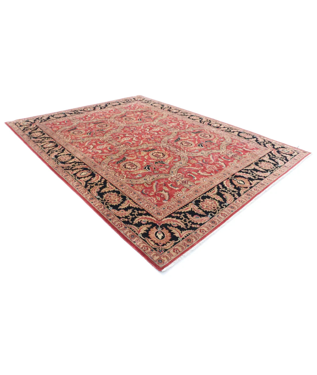 Indian Agra Rug 9' 5" x 12' 5" Hand-Knotted | No. AT75169