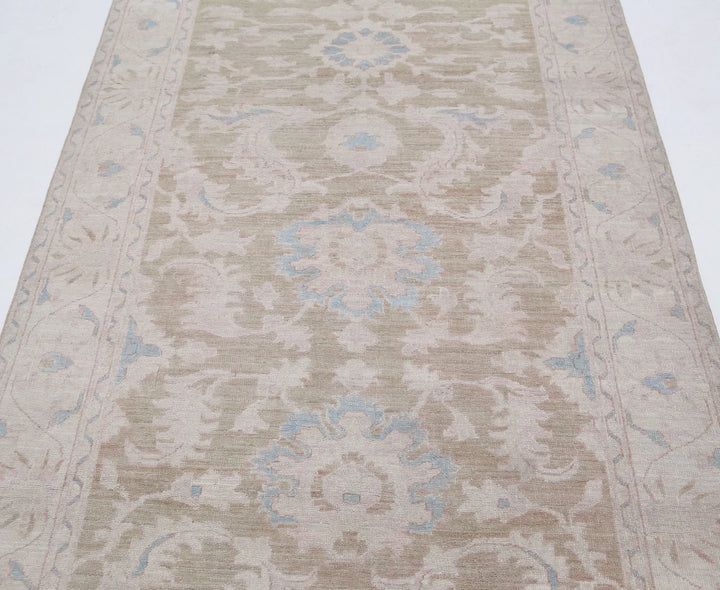 Afghan Serenity Rug 4' 2" x 12' 1" Hand-Knotted | No. AT75252