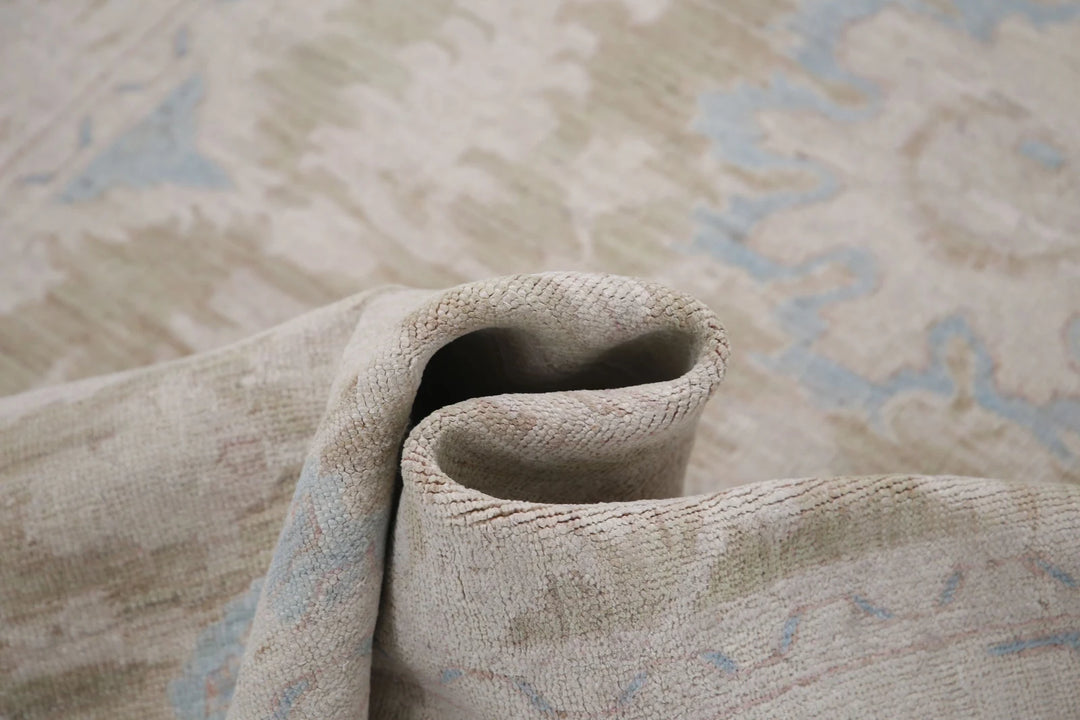 Afghan Serenity Rug 4' 2" x 12' 1" Hand-Knotted | No. AT75252