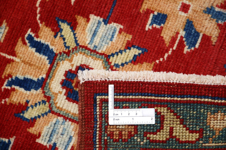 Red Afghan Ziegler Rug 2' 0" x 2' 11" Hand-Knotted | No. AT75289