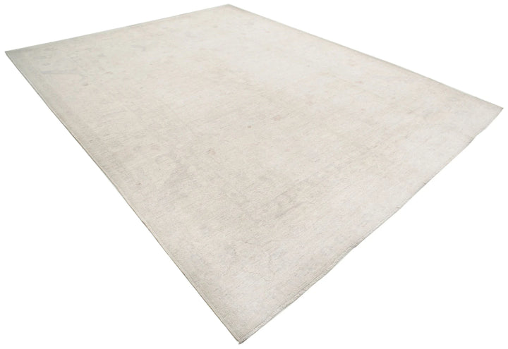 Afghan Oushak Rug 9' 1" x 11' 9" Hand-Knotted | No. AT75335