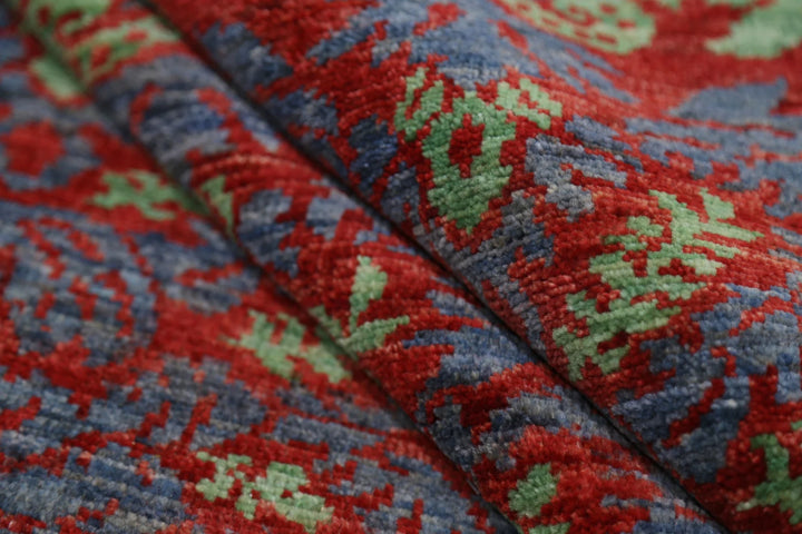Afghan Ziegler Farhan Rug 7' 10" x 9' 9" Hand-Knotted | No. AT75395