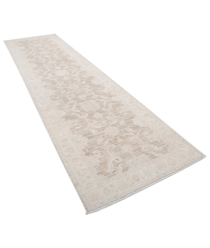 Afghan Serenity Runner Rug 4' 0" x 15' 1" Hand-Knotted | No. AT75445