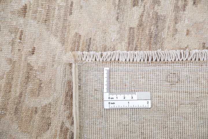 Afghan Serenity Runner Rug 4' 0" x 15' 1" Hand-Knotted | No. AT75445