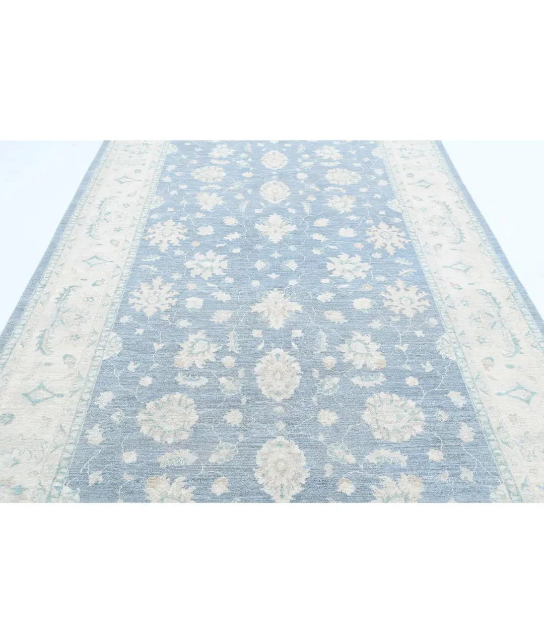 Afghan Serenity Rug 6' 6" x 13' 1" Hand-Knotted | No. AT75461