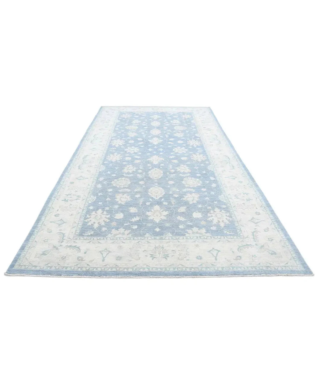Afghan Serenity Rug 6' 6" x 13' 1" Hand-Knotted | No. AT75461