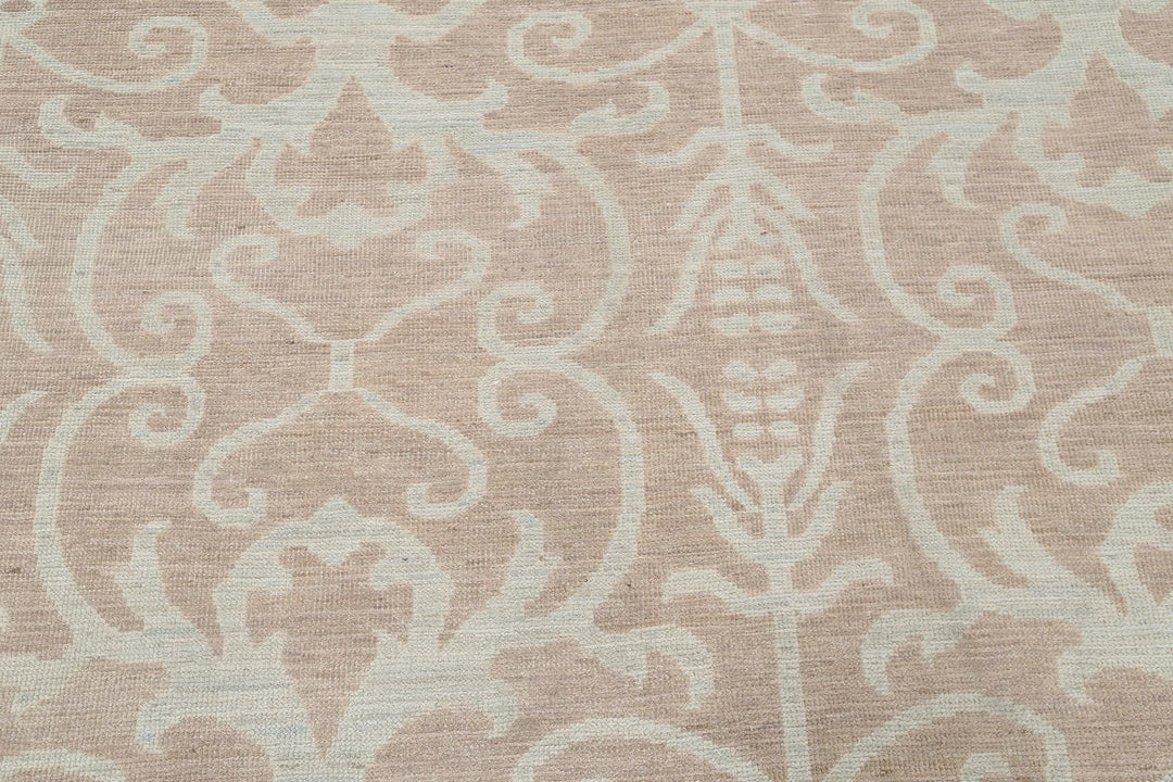 Afghan Oushak Rug 8' 1" x 9' 9" Hand-Knotted | No. AT75560