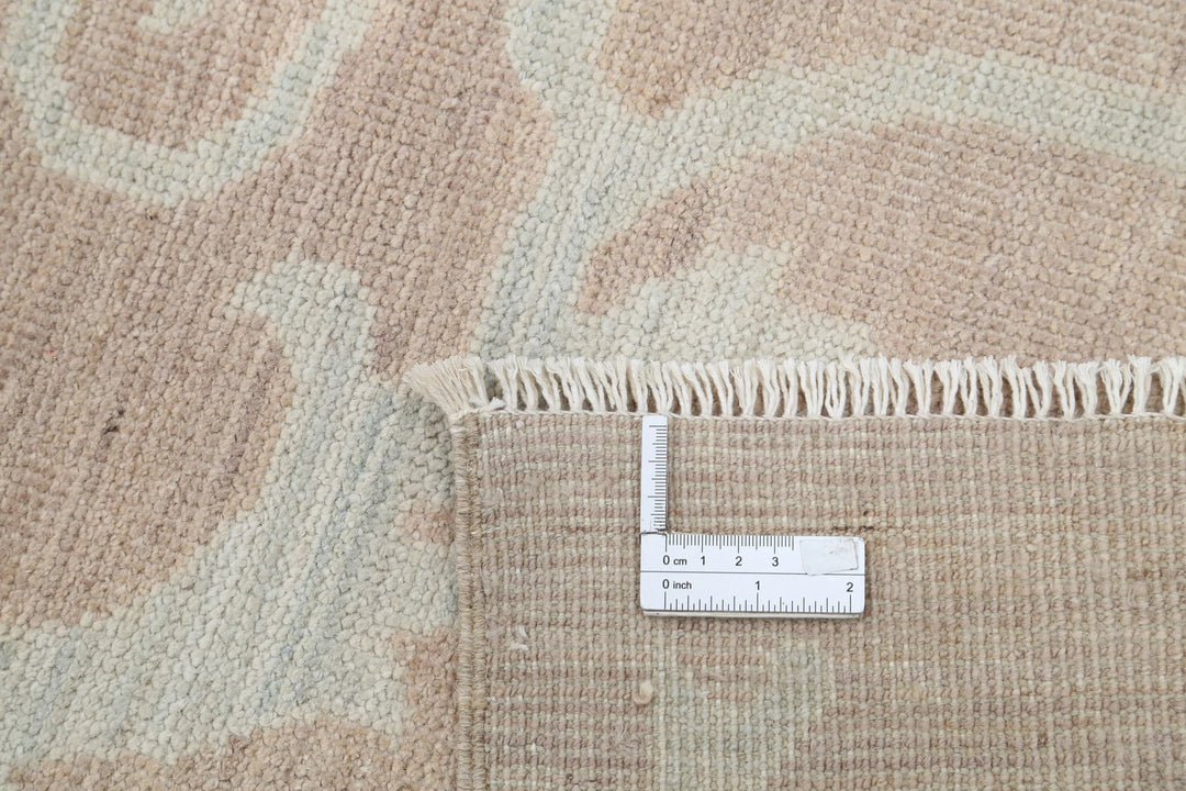 Afghan Oushak Rug 8' 1" x 9' 9" Hand-Knotted | No. AT75560