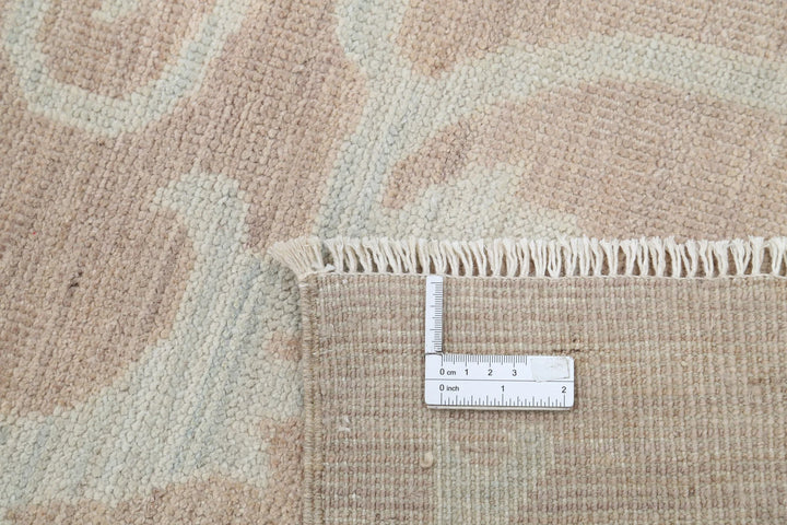Afghan Oushak Rug 8' 1" x 9' 9" Hand-Knotted | No. AT75560