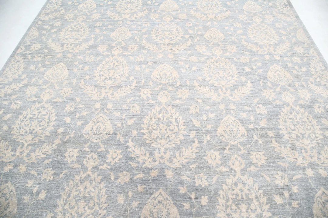 Afghan Oriental Rug 8' 11" x 11' 6" Hand-Knotted | No. AT75562