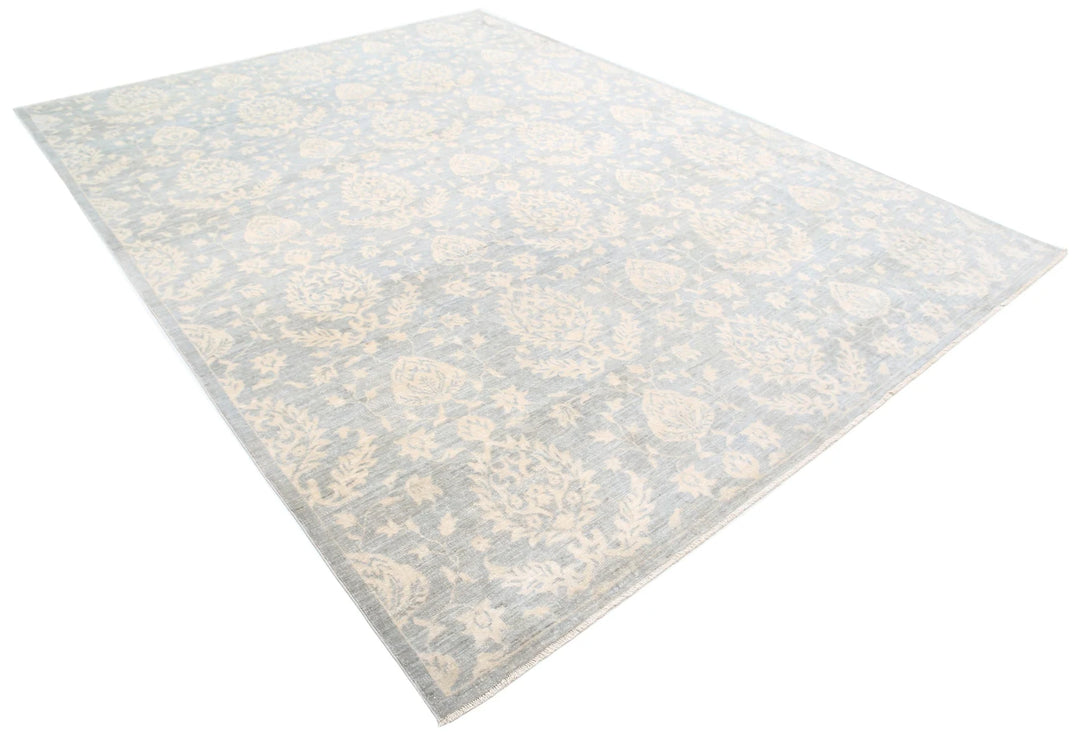 Afghan Oriental Rug 8' 11" x 11' 6" Hand-Knotted | No. AT75562