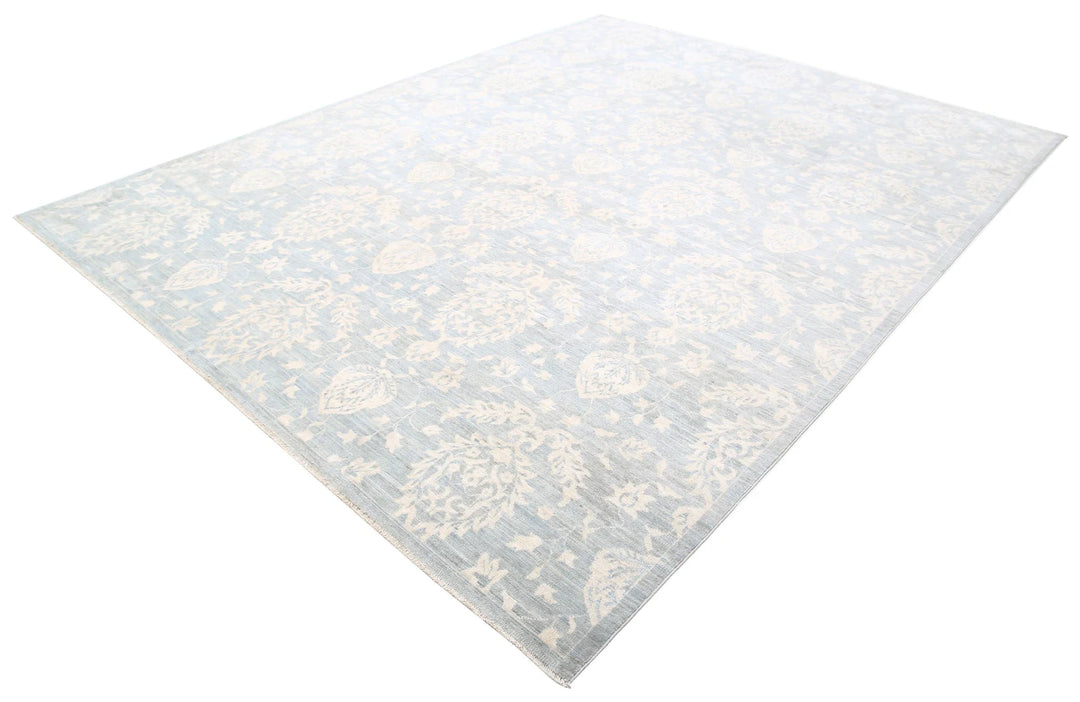 Afghan Oriental Rug 8' 11" x 11' 6" Hand-Knotted | No. AT75562