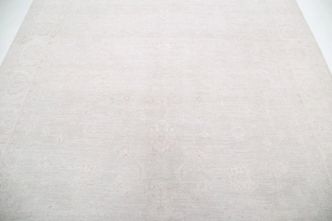 Afghan Tabriz Rug 8' 1" x 9' 9" Hand-Knotted | No. AT75796