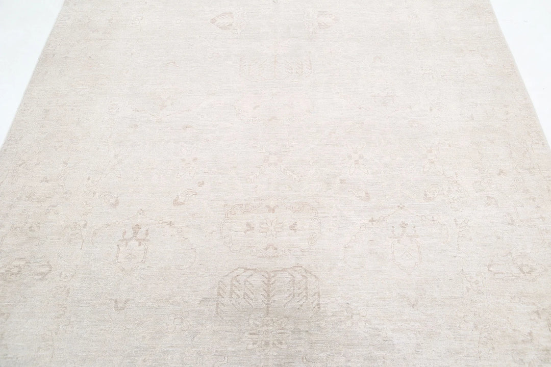 Afghan Tabriz Rug 6' 1" x 8' 3" Hand-Knotted | No. AT75984
