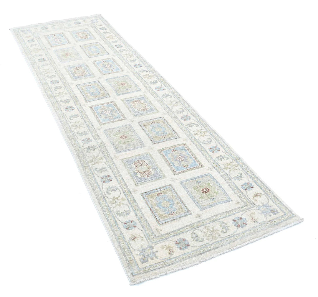 Afghan Runner Rug 2' 6" x 7' 11" Hand-Knotted | No. AT76102
