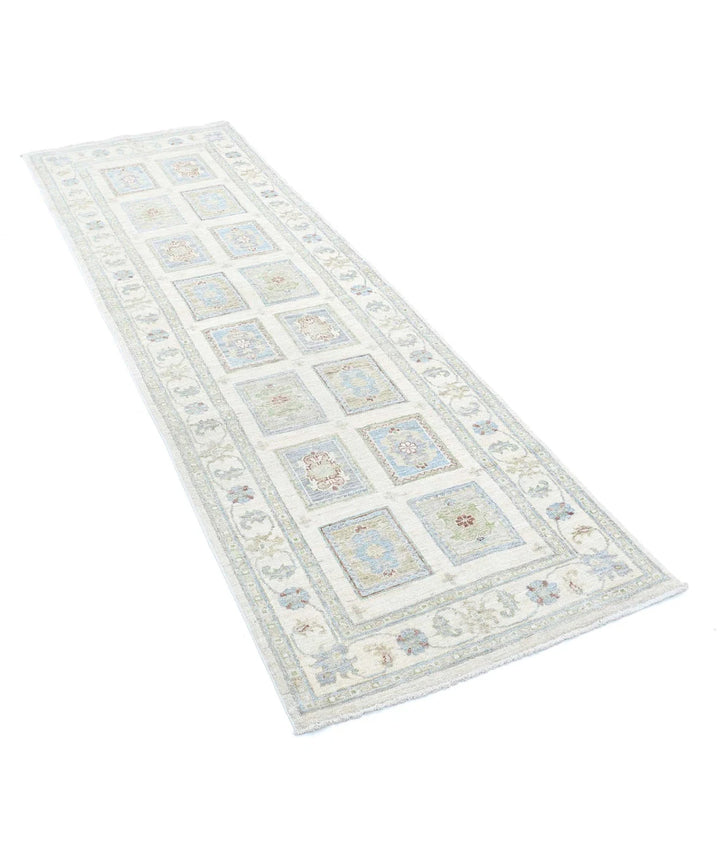 Afghan Runner Rug 2' 6" x 7' 11" Hand-Knotted | No. AT76102