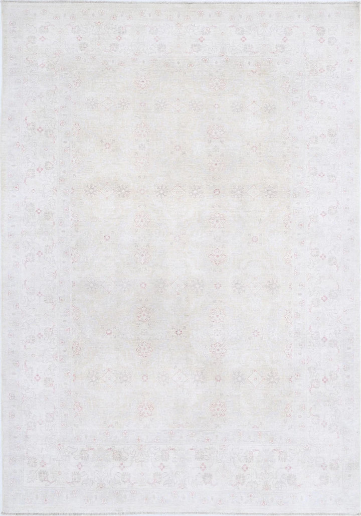 Afghan Tabriz Rug 6' 0" x 8' 6" Hand-Knotted | No. AT76256