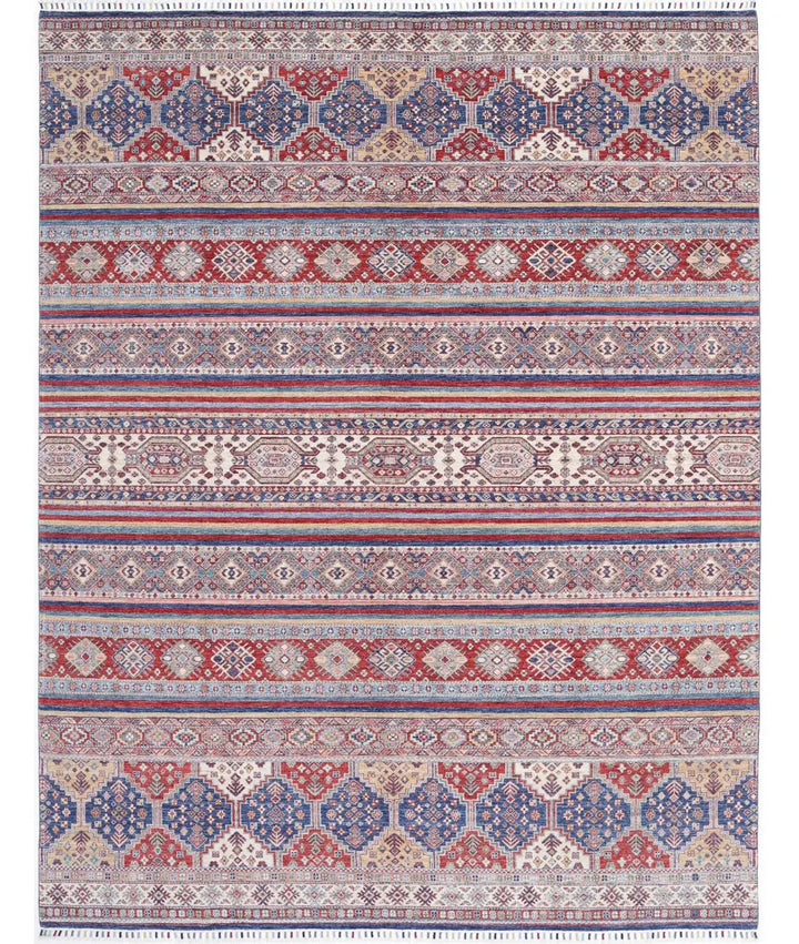 Afghan Khurjeen Rug 8' 10" x 11' 10" Hand-Knotted | No. AT76310