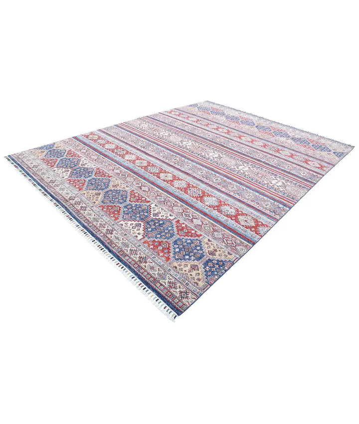 Afghan Khurjeen Rug 8' 10" x 11' 10" Hand-Knotted | No. AT76310