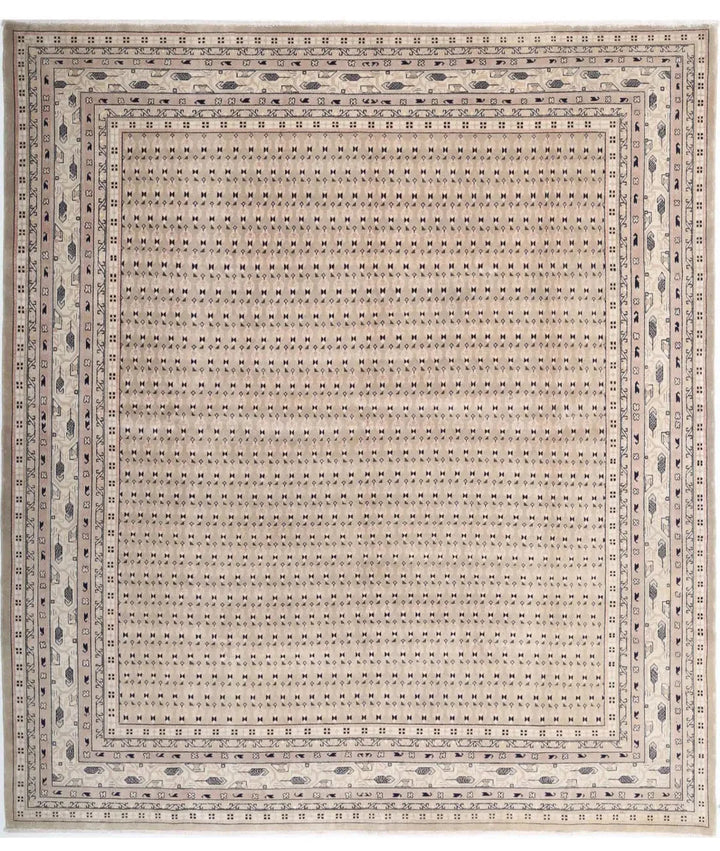 Persian Mir Saraband Rug 7' 11" x 8' 9" Hand-Knotted | No. AT76318