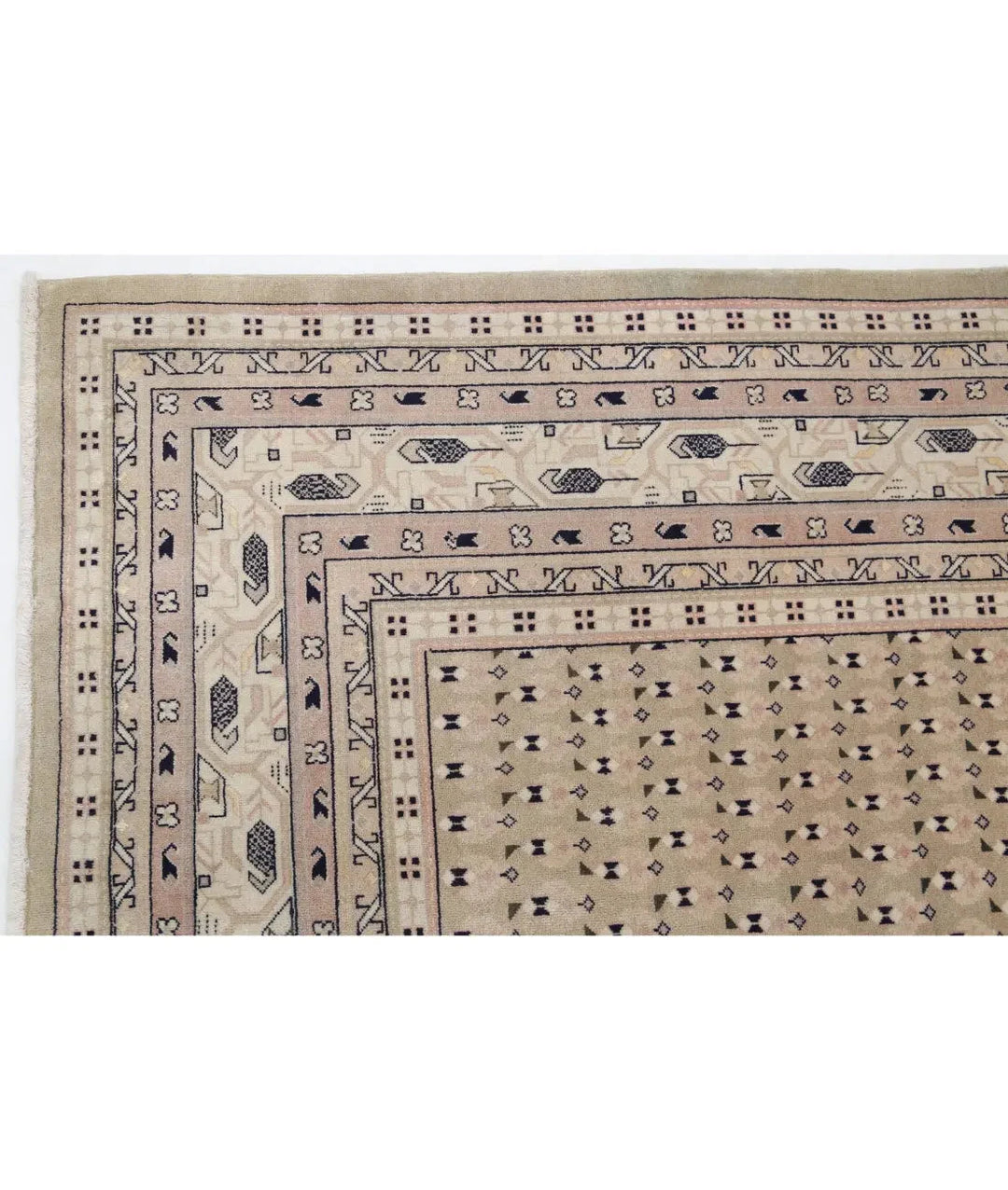 Persian Mir Saraband Rug 7' 11" x 8' 9" Hand-Knotted | No. AT76318