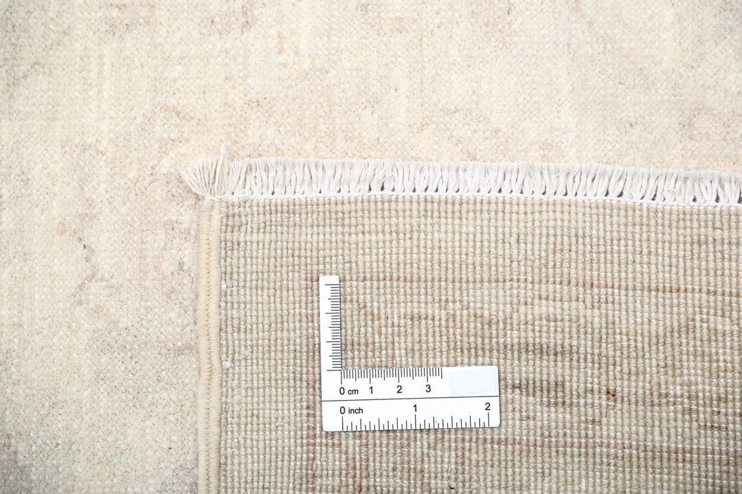 Ivory Afghan Serenity Rug 8' 0" x 10' 2" Hand-Knotted | No. AT76341