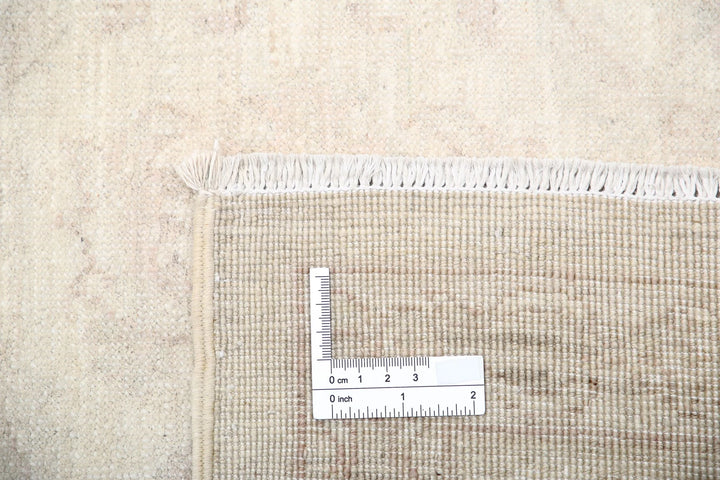 Ivory Afghan Serenity Rug 8' 0" x 10' 2" Hand-Knotted | No. AT76341