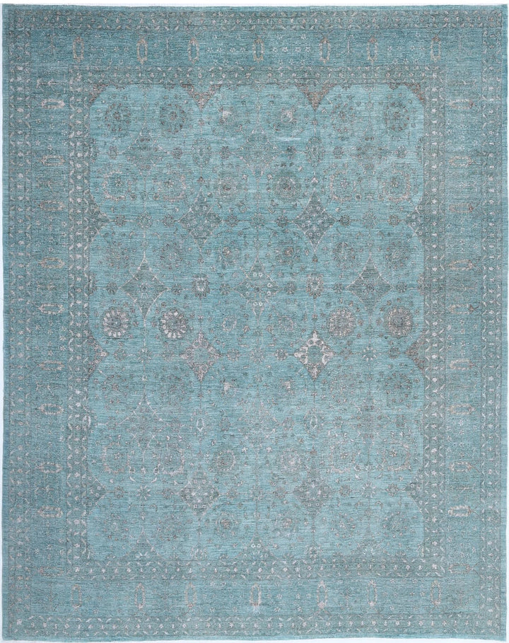 Afghan Oriental Rug 12' 0" x 14' 9" Hand-Knotted | No. AT76358