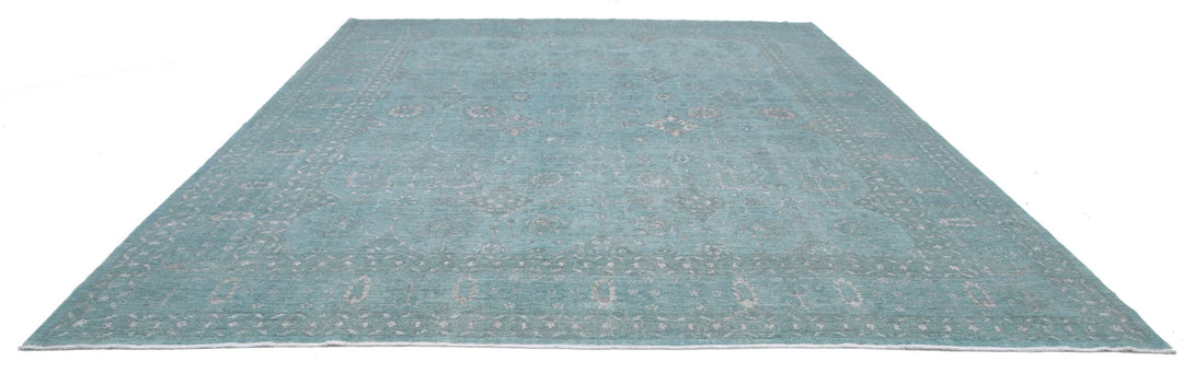 Afghan Oriental Rug 12' 0" x 14' 9" Hand-Knotted | No. AT76358