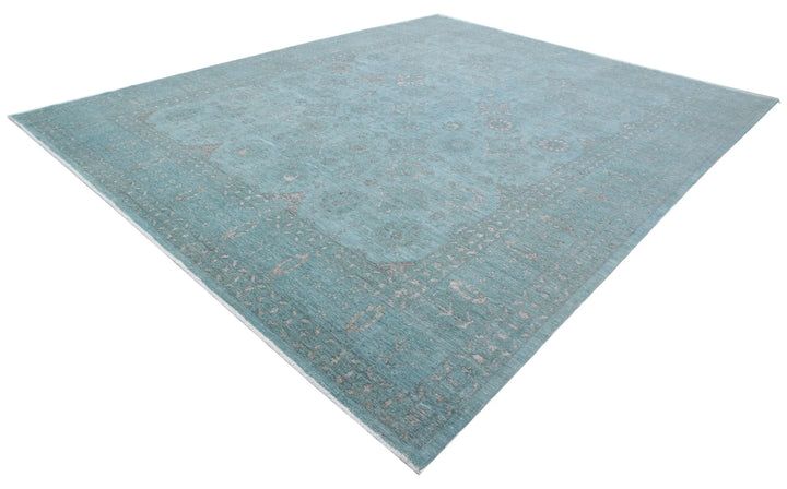 Afghan Oriental Rug 12' 0" x 14' 9" Hand-Knotted | No. AT76358