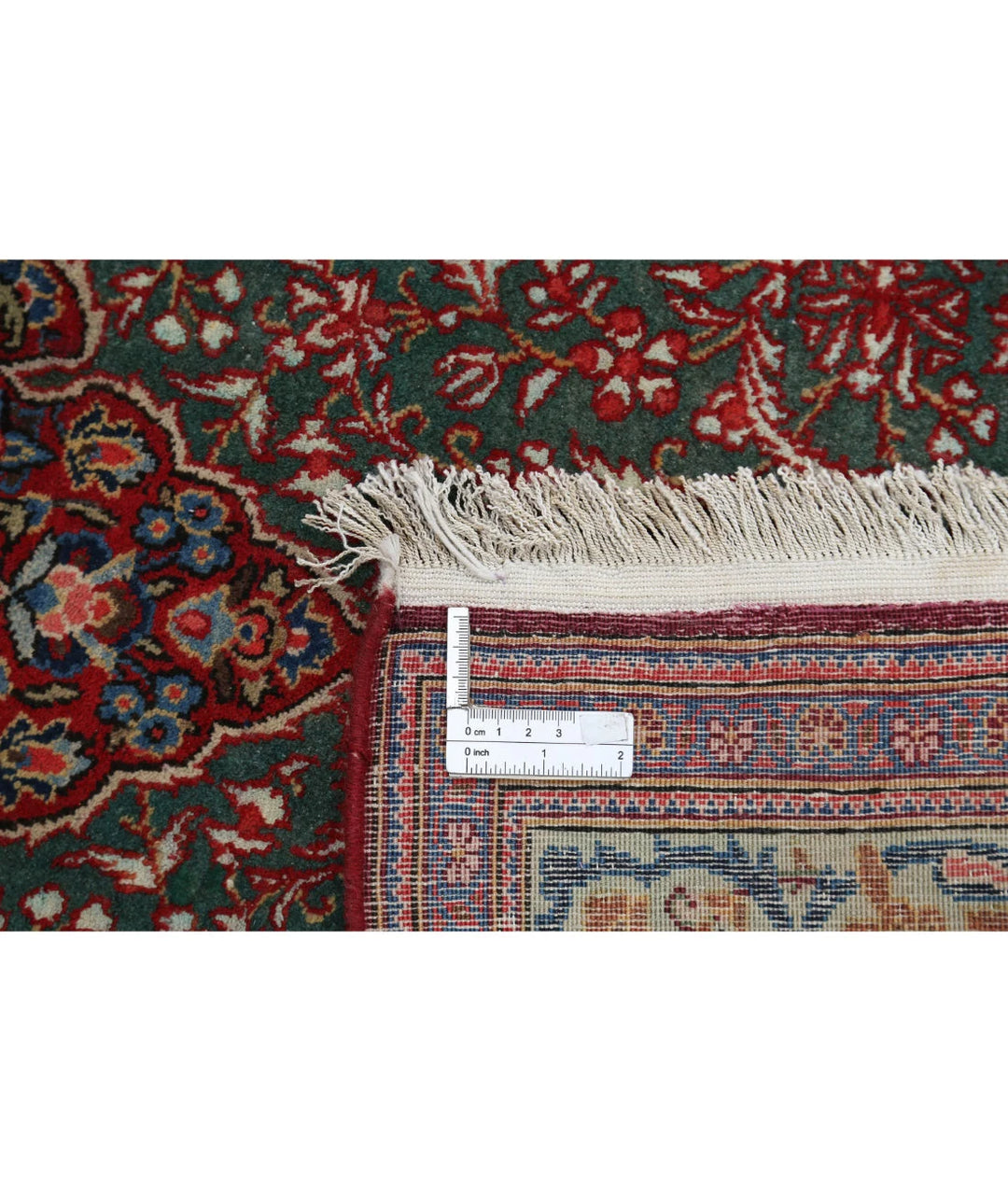 Persian Kashan Fine Rug 4' 1" x 6' 9" Hand-Knotted | No. AT76371