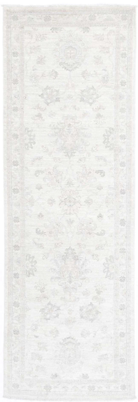 Afghan Serenity Runner Rug 2' 7" x 8' 5" Hand-Knotted | No. AT76387